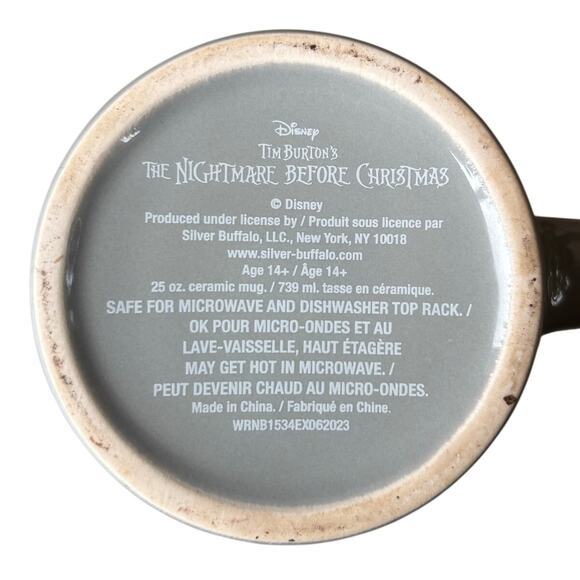 DISNEY TIM BURTONS The Nightmare Before Christmas Mug Jack Skellington Mug 25 oz - Picture 6 of 6